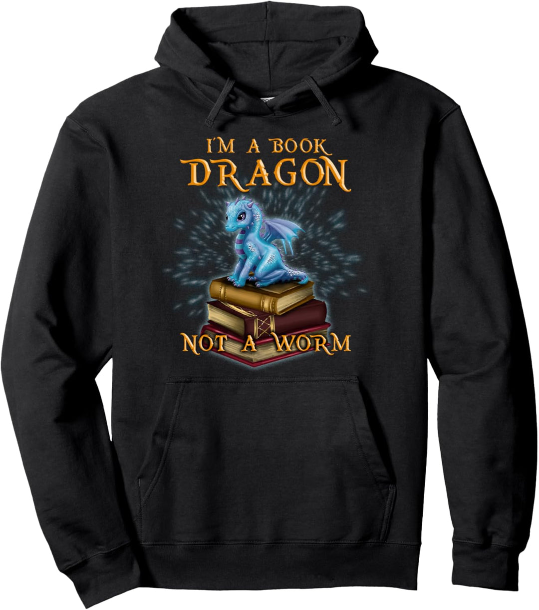 I'm a Book Dragon - Bookworm Gifts - Bookish Reader T-shirt Pullover Hoodie