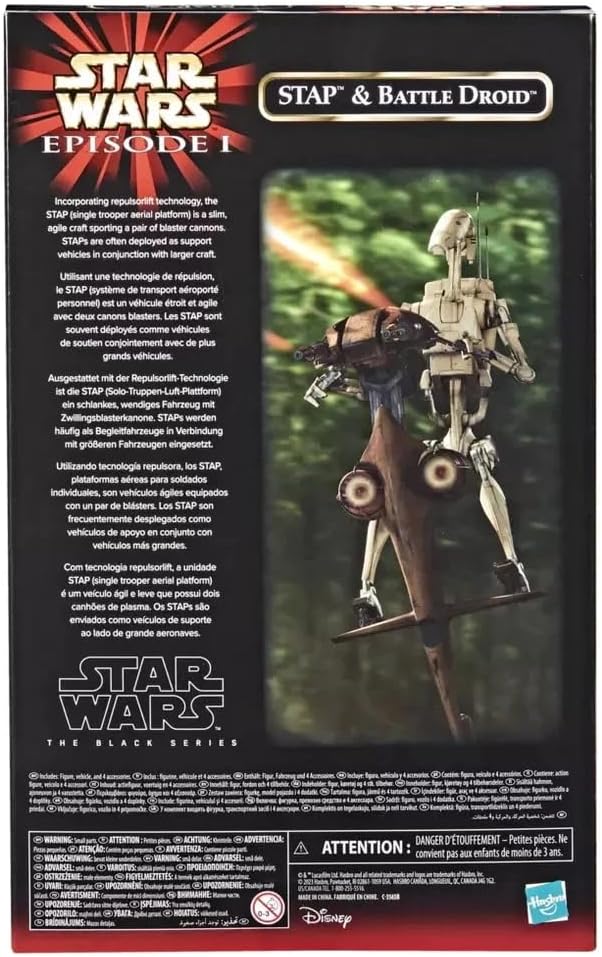 Star Wars 15,2 cm Black Series STAP & Battle Droid