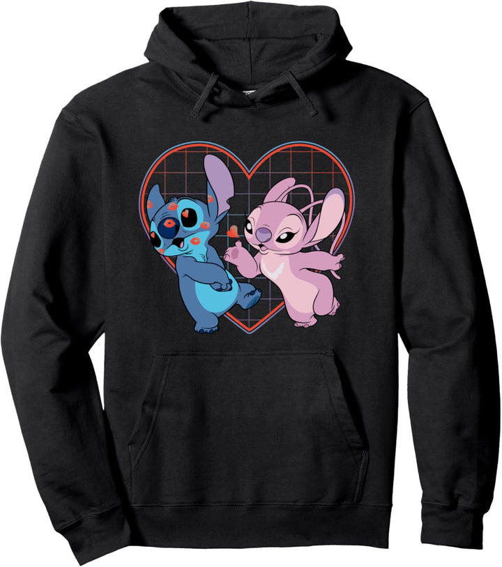 Disney Lilo und Stitch Engel Kuss T-Shirt Pullover Hoodie