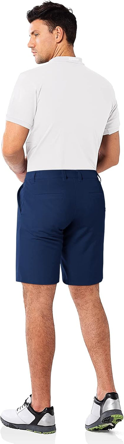 33,000ft Herren Golf Shorts UPF 50+ Stretch Shorts Leichte Schnelltrocknende 9" Bermuda Shorts Kurze