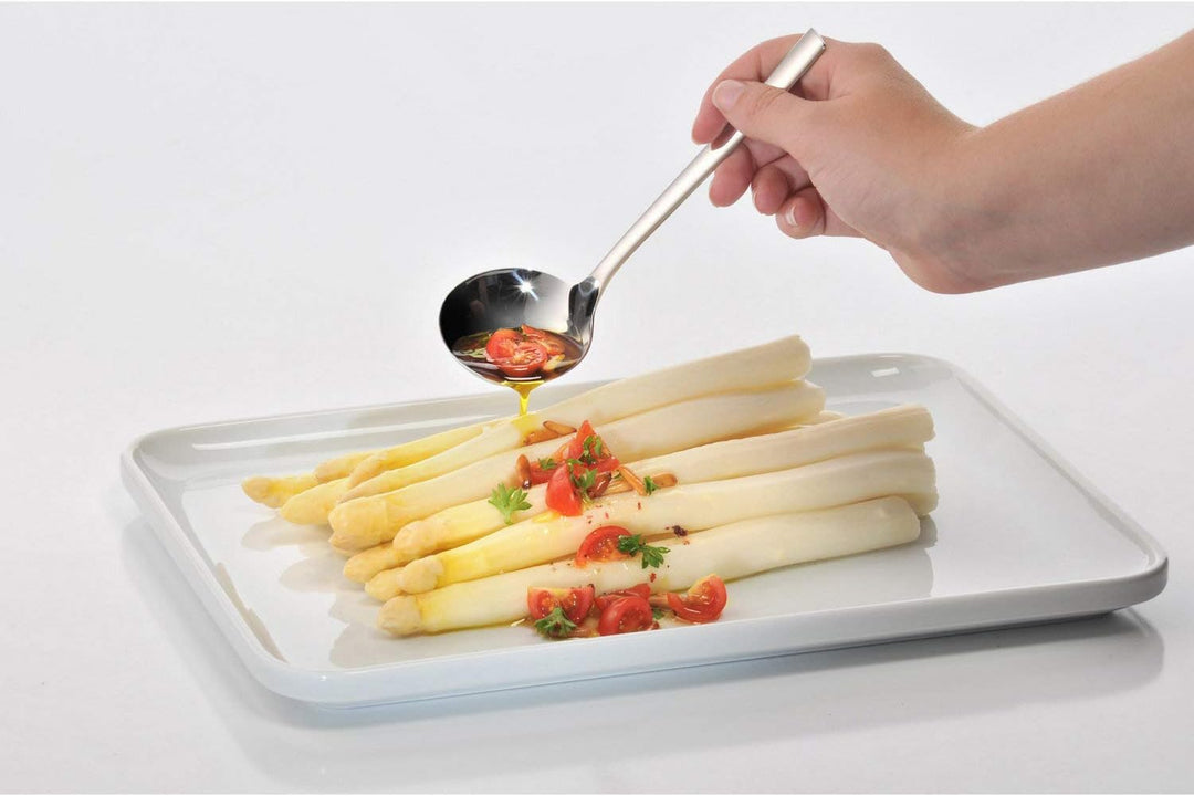 WMF Nuova Servierteile, Set4-teilig, Serviergabel, Servierlöffel und Salatbesteck 30 cm, Cromargan E