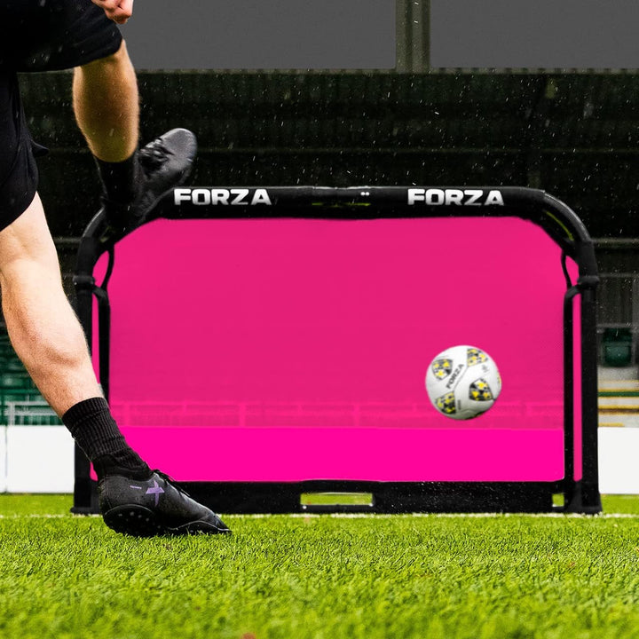 FORZA POD Tor | Pro Alu50 Tragbares Pop-Up-Trainingstor mit Netz und Tragetasche, Schnellaufbau | Le