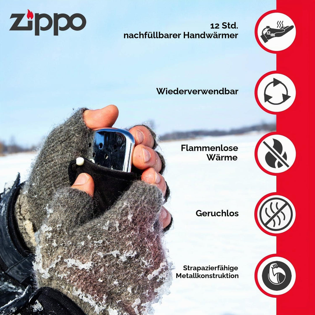 Zippo Wiederverwendbarer Handwärmer Schwarz 12