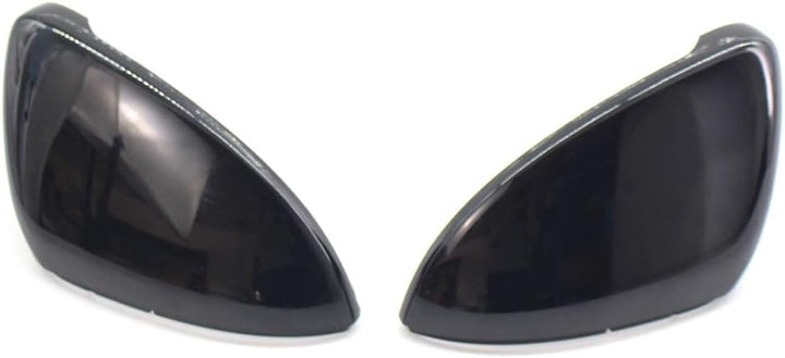 GSRECY Rückspiegel Abdeckkappen Kompatibel mit Golf 7 Mk7 7.5 GTI Gtd R L E-Golf 2013-2017 (Schwarzg