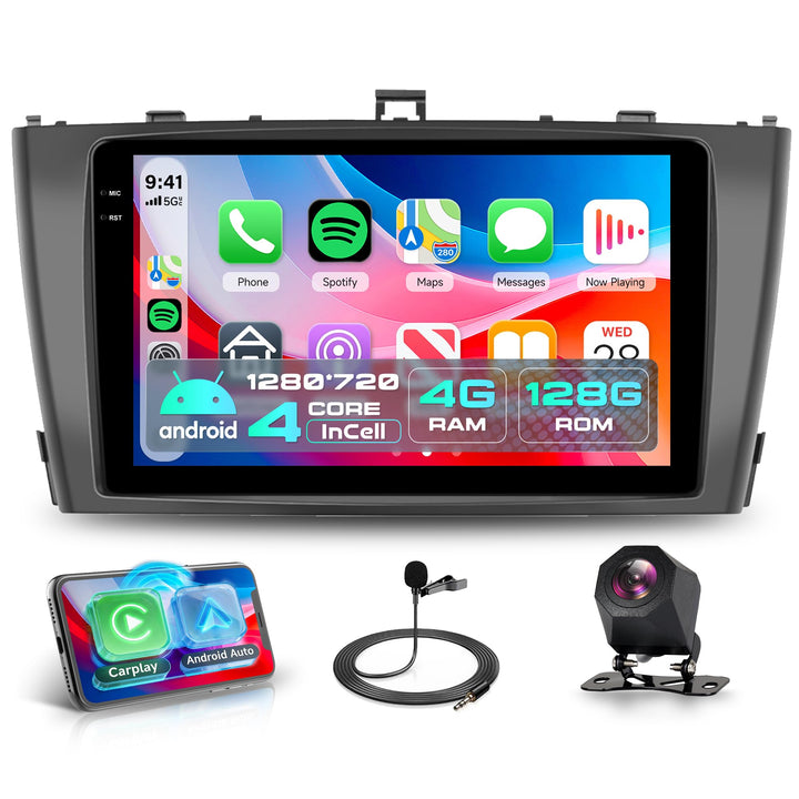 Rimoody 4G+128G Android Autoradio für Toyota Avensis T27 2008-2015 Wireless Carplay Android Auto 9 Z