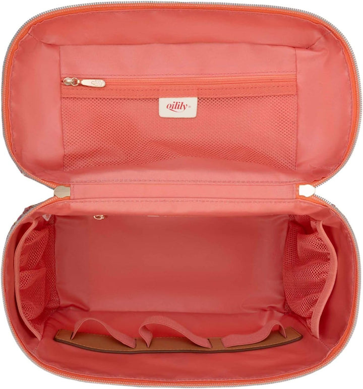Oilily Kosmetiktasche Cocos Beauty Case Crabapple Koralle
