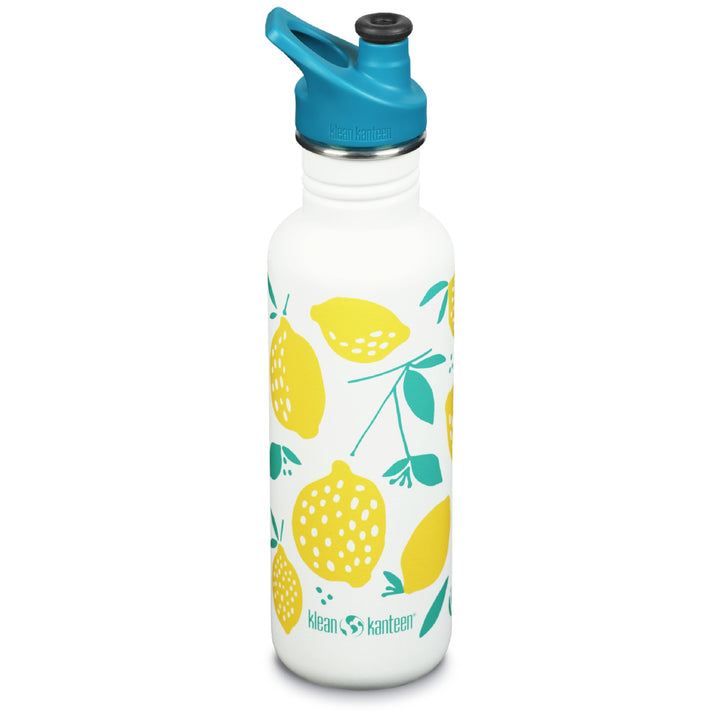 Klean Kanteen Unisex – Erwachsene Klean Kanteen-1008929 Flasche, Lemons, One Size Einheitsgrösse Lem