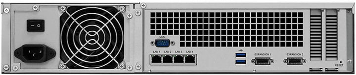 Synology RackStation RS3618xs NAS Rack (2 U) Ethernet/LAN Noir D-1521 12-bay; 8GB DDR4 RS3618xs, 12-