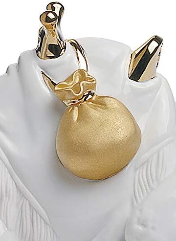 LLADRÓ Krippenfigur Das Kamel. Gold. Kamel (Krippenfigur). Porzellan.