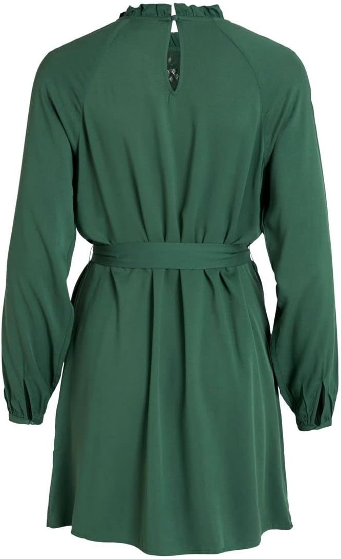 Vila Damen Visuvita L/S Lace Dress/Su-Noos Kleid 44 Pineneedle, 44 Pineneedle
