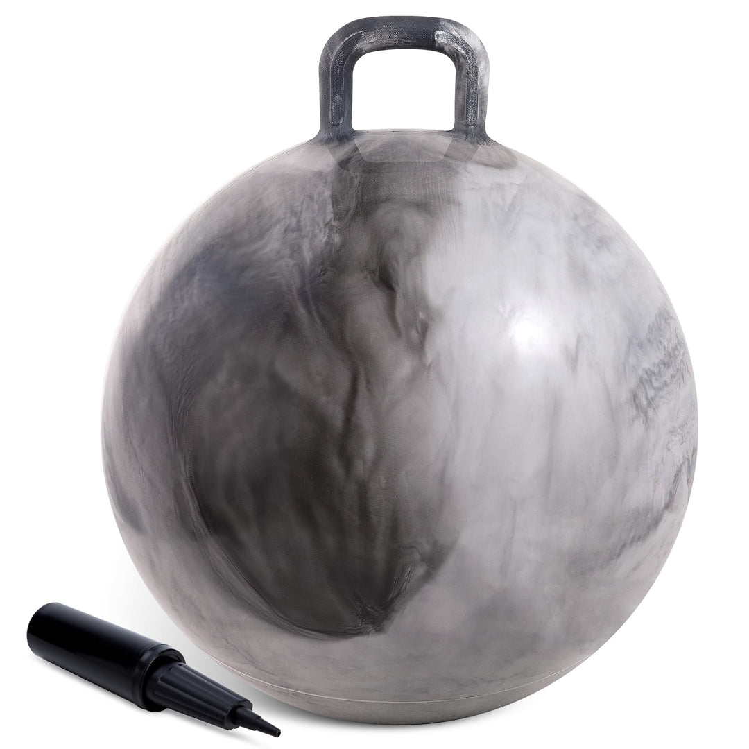 U&C Planet Hüpfball 45 cm Hopperball mit Pumpe 18 Zoll Sprungball für Kinder ab 3 Jahre aufblasbare
