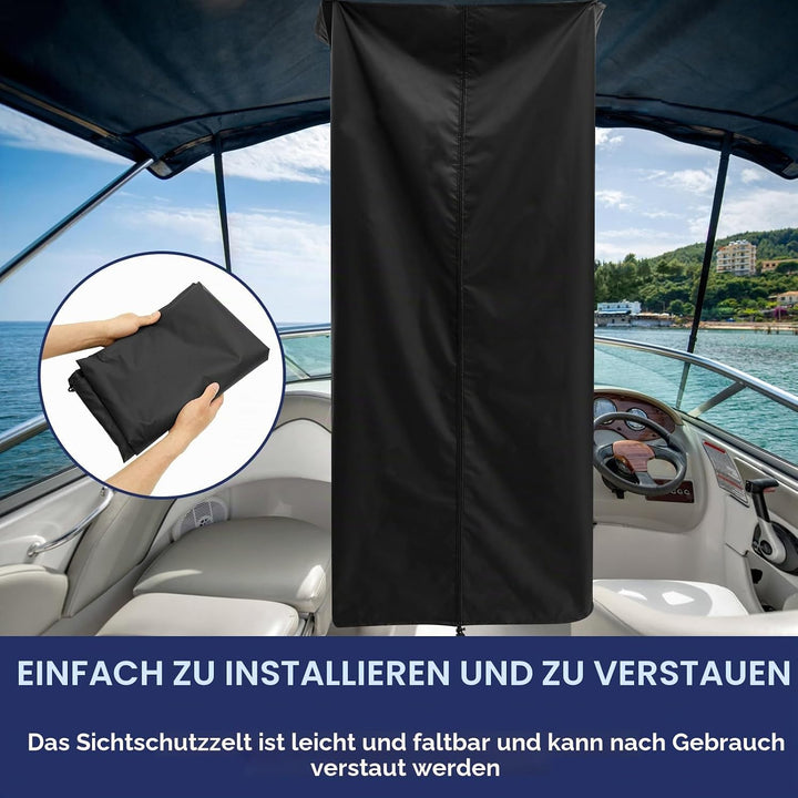 Mobiler Strandumkleidezelt Duschzelt Toilettenzelt 76x68x182cm Wasserdicht Blickdicht Privatsphäre T