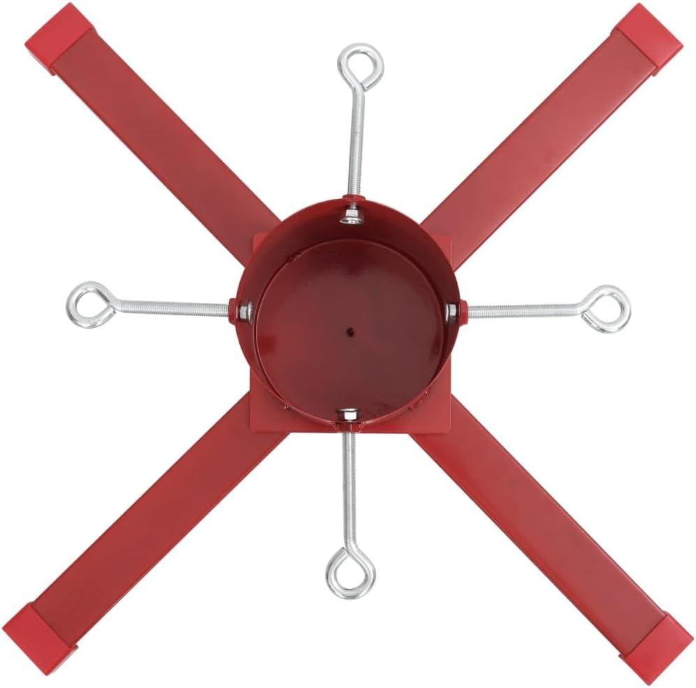 vidaXL Christbaumständer, Weihnachtsbaumständer mit Kreuzfuss, Tannenbaumständer mit Wasserbehälter,