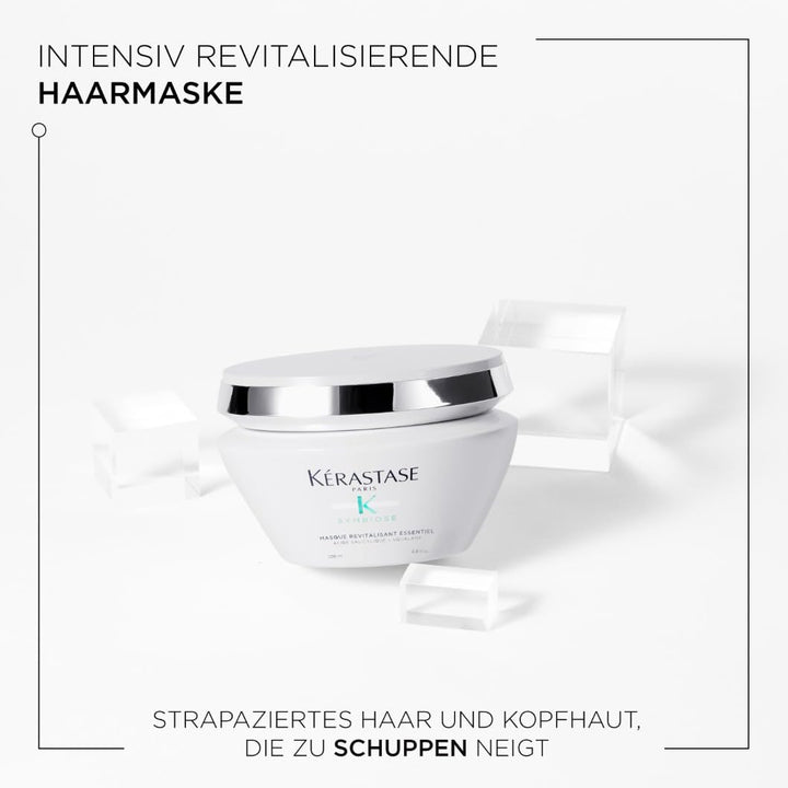 Kérastase Symbiose, Nährende Anti-Schuppen Haarmaske, Für strapaziertes und trockenes Haar, Sulfatfr