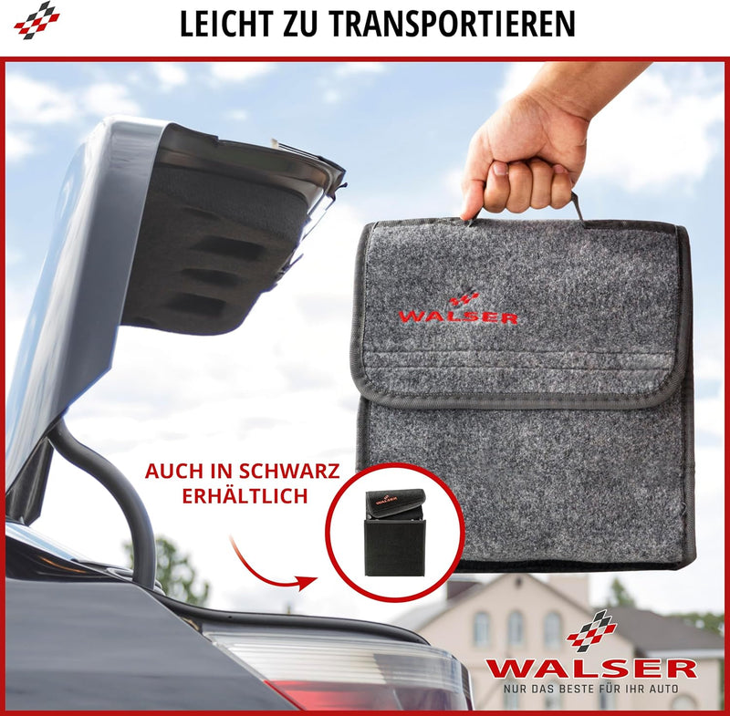 Walser Auto Organizer Toolbag Grösse L, Kofferraum Organizer, Auto Gadget, Aufbewahrungsbox Auto, Or