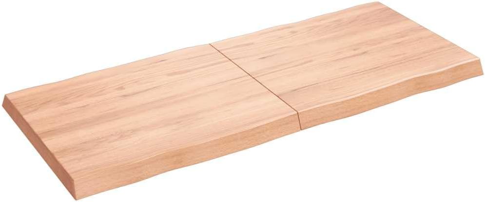 vidaXL Tischplatte, Holzplatte für Tisch Esstisch Couchtisch, Massivholzplatte Handgefertigt mit Bau