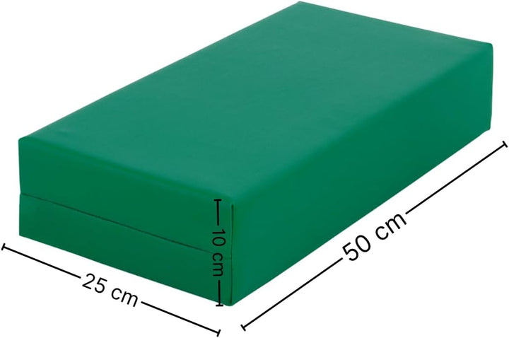 Stufen-Lagerungskissen 50 x 25 x 10cm aus qualitativem Ether-Schaum mit Kunstlederbezug, verstecktem