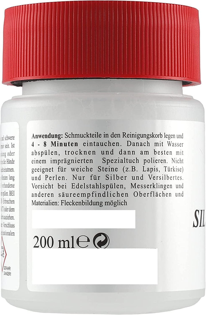 Goldbad mit Poliertuch für Goldschmuck 200 ml Made in Germany Goldreiniger für Schmuck Schmuckreinig