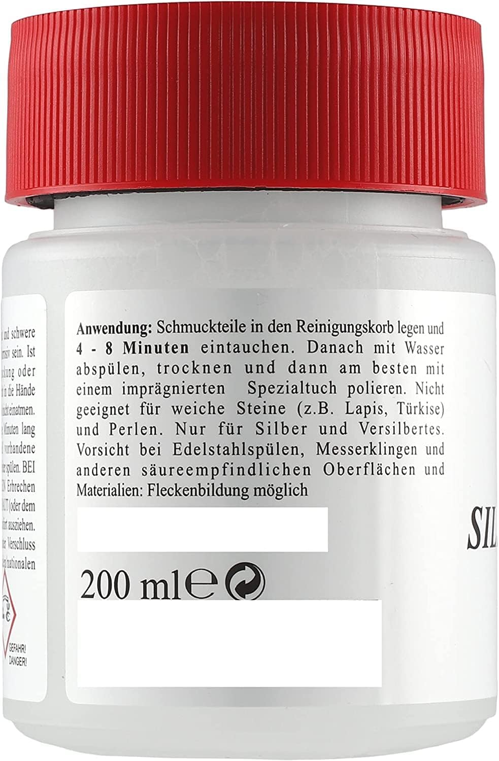 Silberbad und Goldbad für Schmuck 2x 200 ml Made in Germany Silberreiniger für Schmuck Schmuckreinig