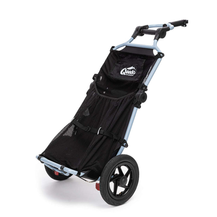 Qeedo Travoy Fahrrad Lastenanhänger (2020) Set Gepäcknetz - Cool Grey
