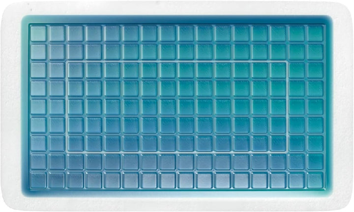 Technogel Pixel Deluxe Nackenstützkissen Gel Kissen (66 cm x 40 cm, 9), TG-PIL-ED09, Weiss, 60x40x9,