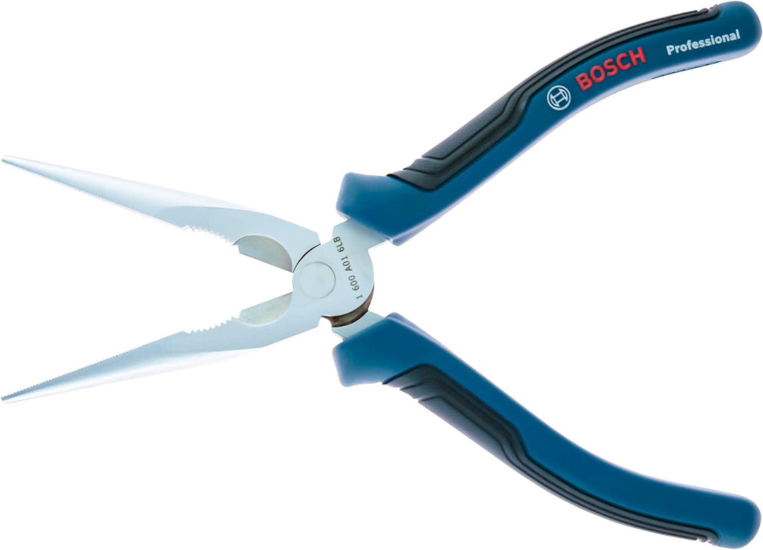Bosch Professional 3 tlg. Zangen Set (Kombinationszange, Spitzzange und Seitenschneider, mit L-BOXX