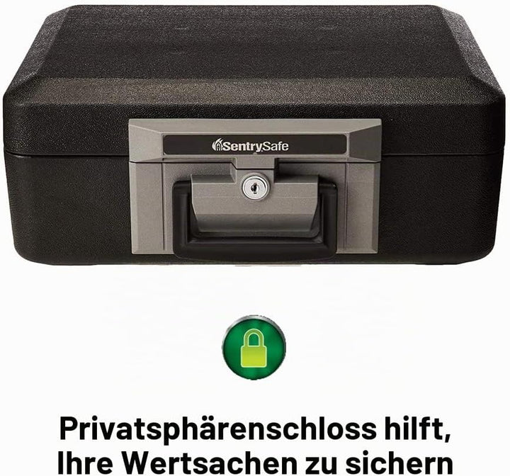 Sentry Safe 1160 1160 cm Feuerfester Schlosskasten, Schwarz, 0.25 cu. ft, Schwarz