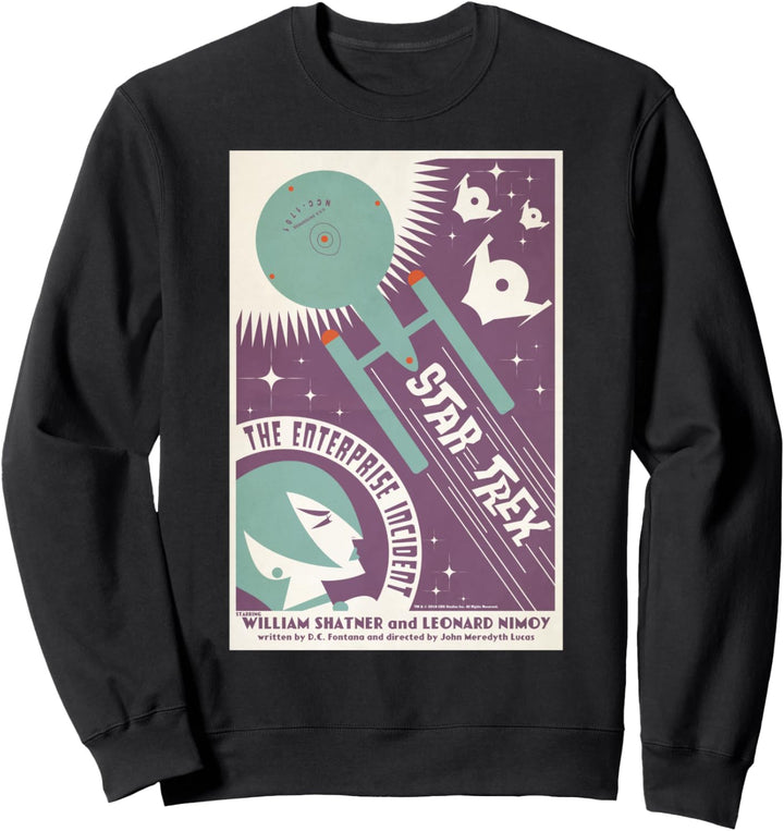 Star Trek The Original Series The Enterprise Incident Poster Sweatshirt