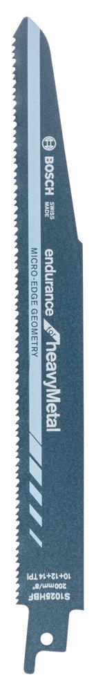 Bosch Accessories Professional 5 Stück Säbelsägeblatt S 1025 HBF Endurance for Heavy Metal (for Meta