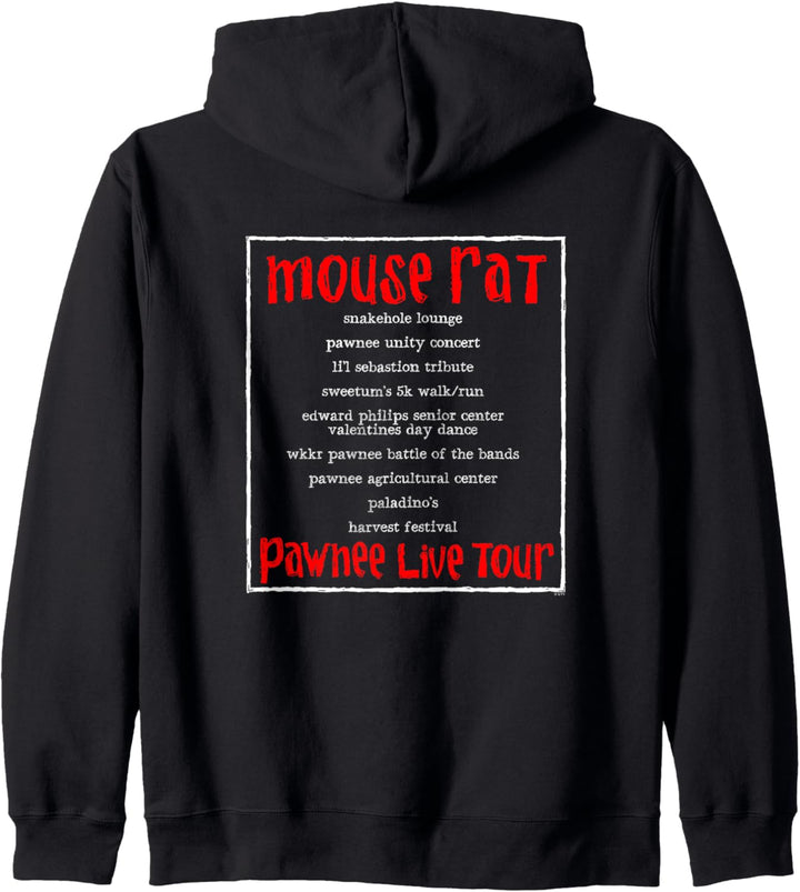 Parks & Recreation Maus Ratte Pawnee Tour Kapuzenjacke