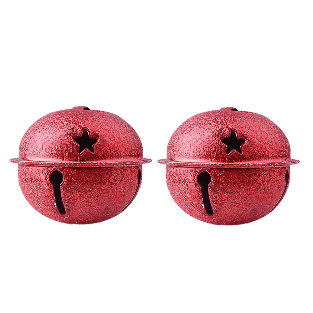 Wambere 30 Stück 4cm Glöckchen zum Basteln,Glöckchen,Weihnachtsglöckchen,Rostschutz Glöckchen, Metal