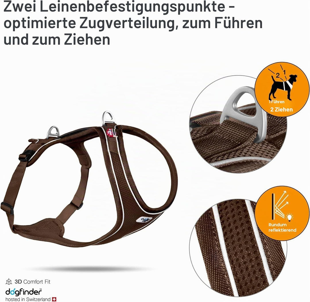 Belka Comfort Harness Brown XS XS braun, XS braun