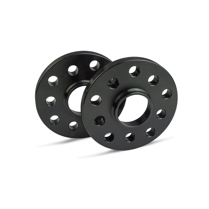 SCC Spurverbreiterung 12119W - schwarz eloxiert - LK: 112/5+100/5 NLB: 57,1 - 15mm - 2 Stück 15mm sc