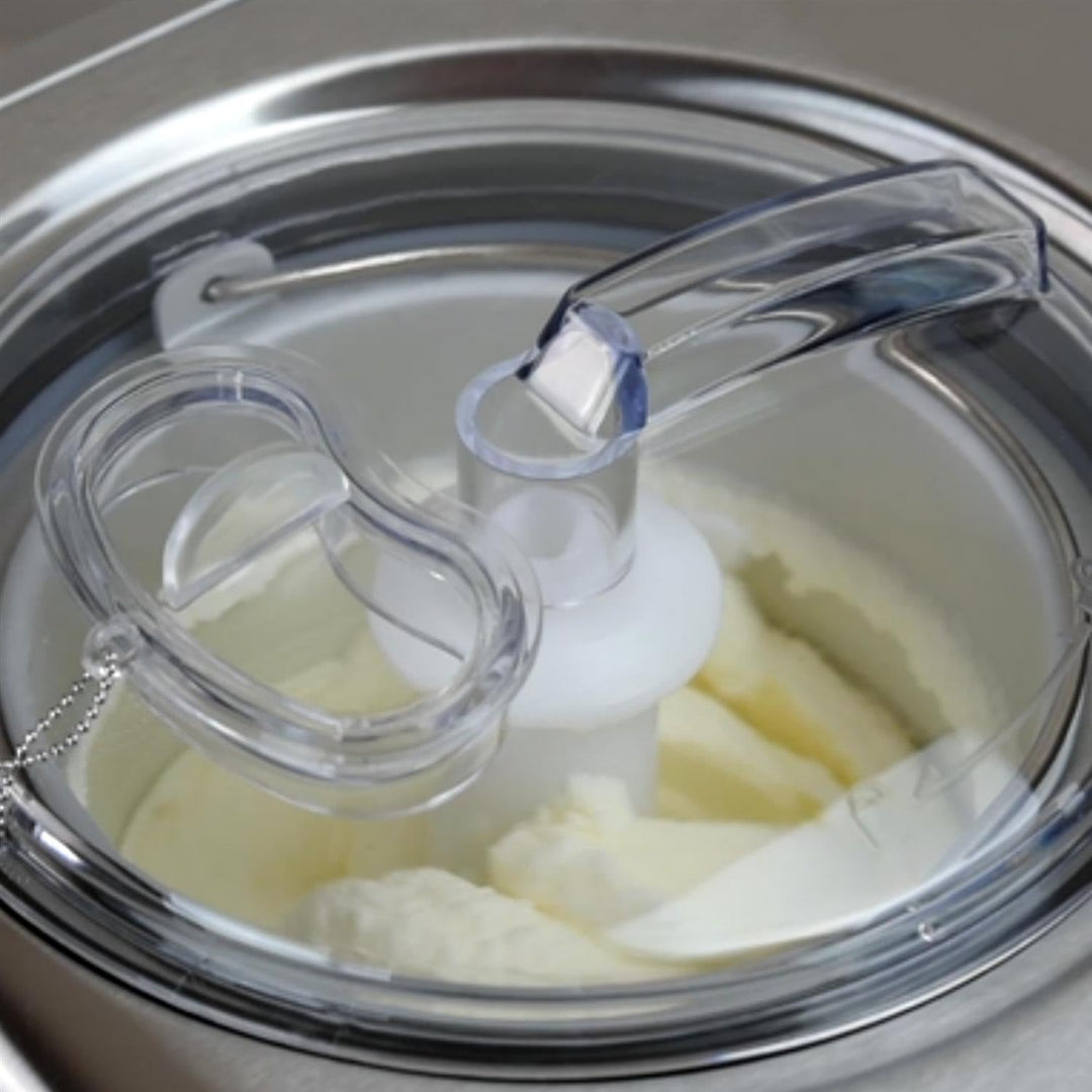 Gino Gelati Eismaschine mit Kompressor Helado Speiseeismaschine Eisbereiter, 1,5 Liter Kapazität, si