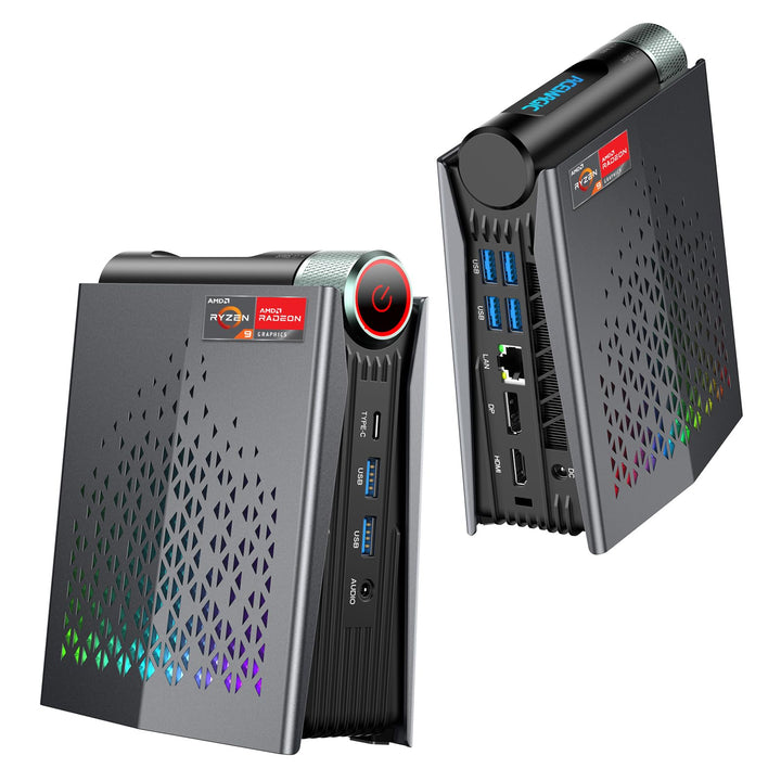 S3A Mini PC 32GB DDR5 4800MHz 1TB NVME PCIe3.0 SSD, AMD Ryzen 9 6900HX (bis zu 4,9 GHz) Radeon 680M,