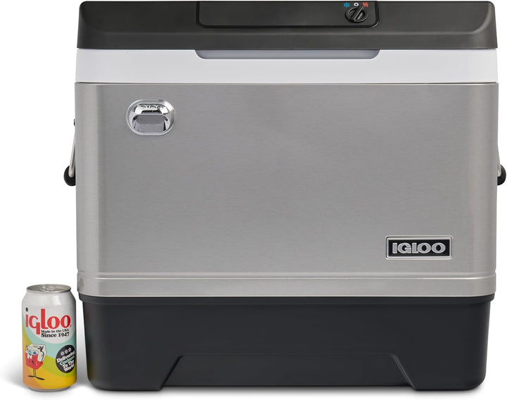IGLOO Legacy42 elektrische Kühlbox, 12V und 230V, 42L - Mini-Kühlschrank für Auto, Camping, Urlaub,
