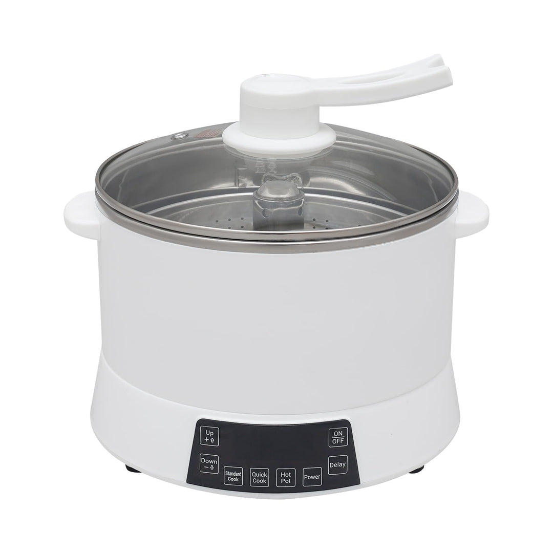 4L Zuckerarmer Reiskocher 1500W Einstellbare Leistung Multikocher mit Reservierungsfunktion Schongar