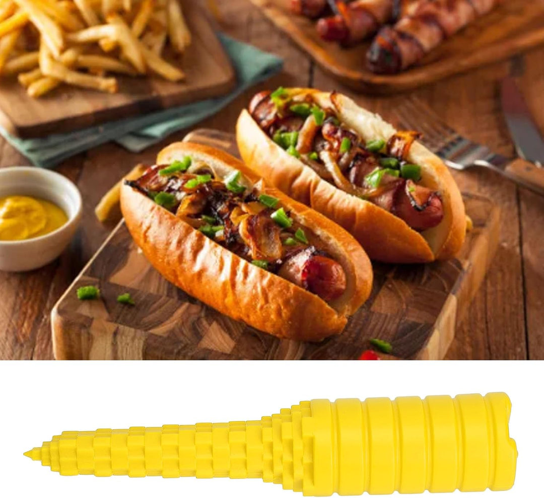 Hotdogger, Hot-Dog-Spiralschneider, Grillwerkzeug, Hotdog-Brötchenbohrer, Werkzeug, Backzubehör, Kre