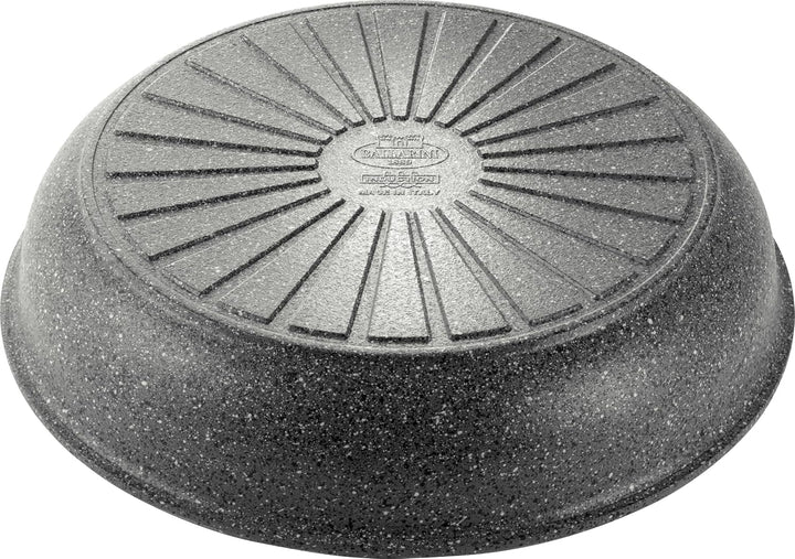 BALLARINI Torre Bratpfannen-Set (24 und 28 cm) und Stieltopf (16 cm), Mit abnehmbarem Griff, Keramik