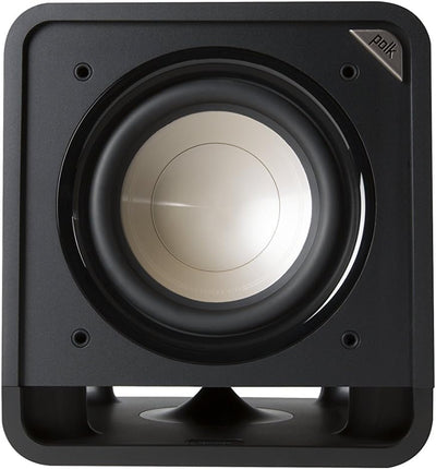 Polk Audio HTS 10 Aktivsubwoofer für Heimkino Soundsysteme und Musik, 10" Bass Box, 200 Watt, Schwar