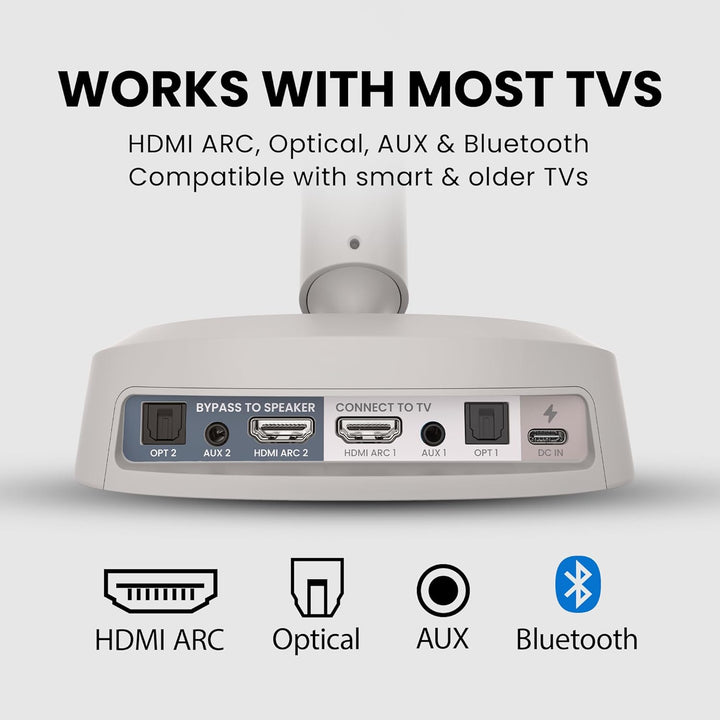 Avantree Crescendo Me – Personalisierte Funkkopfhörer Kabellos für Fernseher &amp; Senioren, TV Kopfhöre