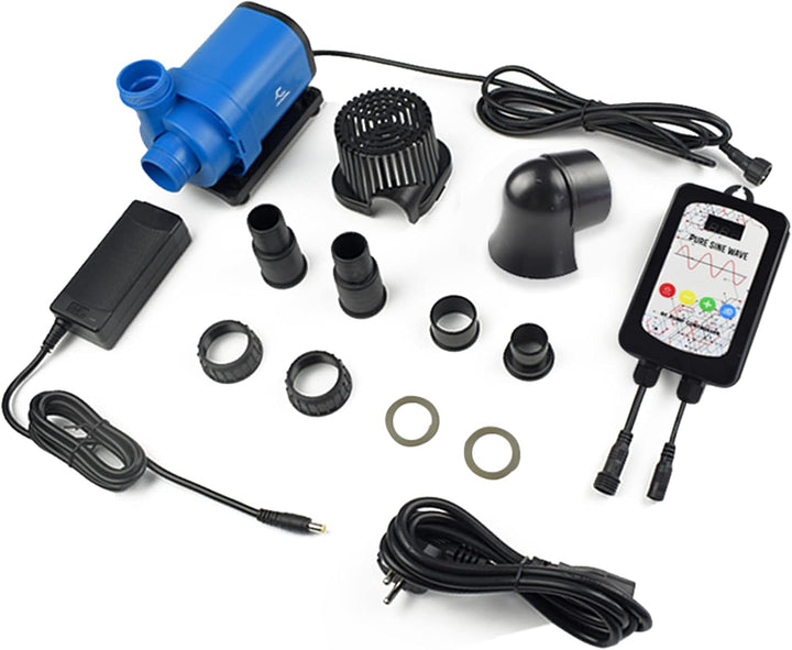 CONQUERALL 80W 2630GPH Wasserpumpe 24V DC Tauchpumpe Sinuswellen Technologie Grosser Durchfluss und