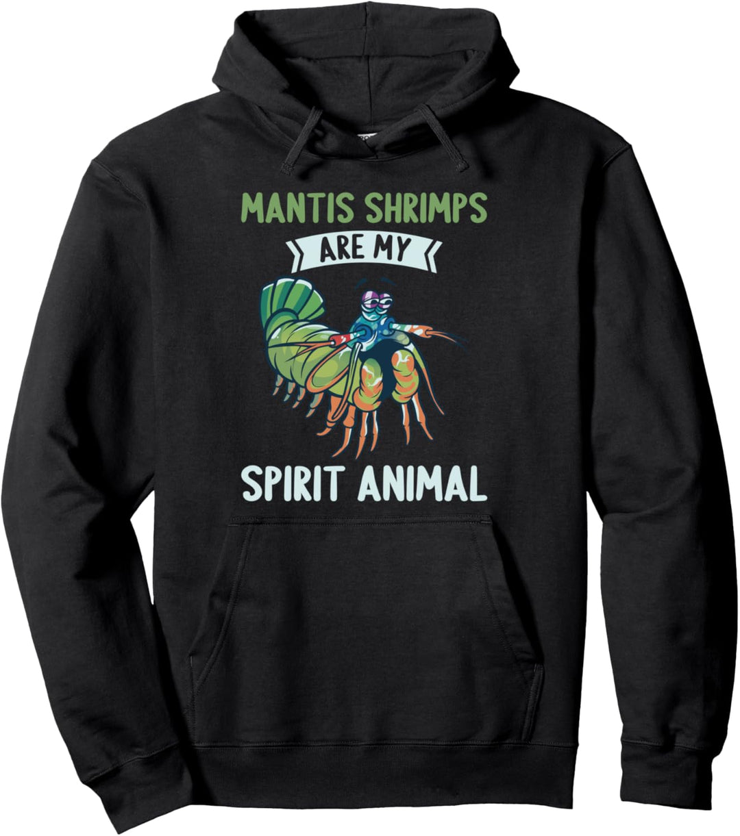 Mantis Herzschlag Fangschrecken Krebs Peacock Mantis Shrimp Pullover Hoodie
