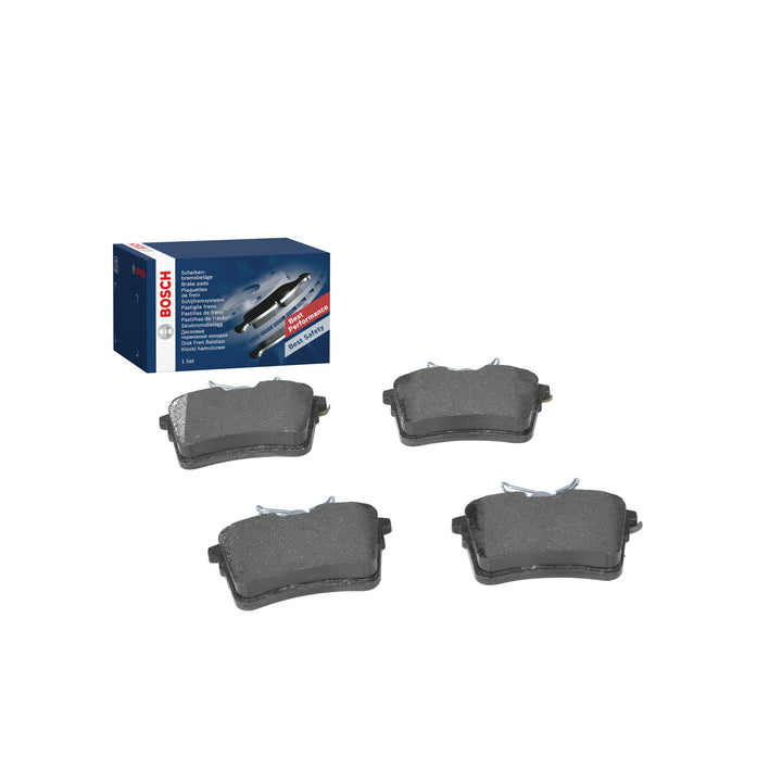 Bosch BP1242 Bremsbeläge - Hinterachse - ECE-R90 Zertifizierung - vier Bremsbeläge pro Set