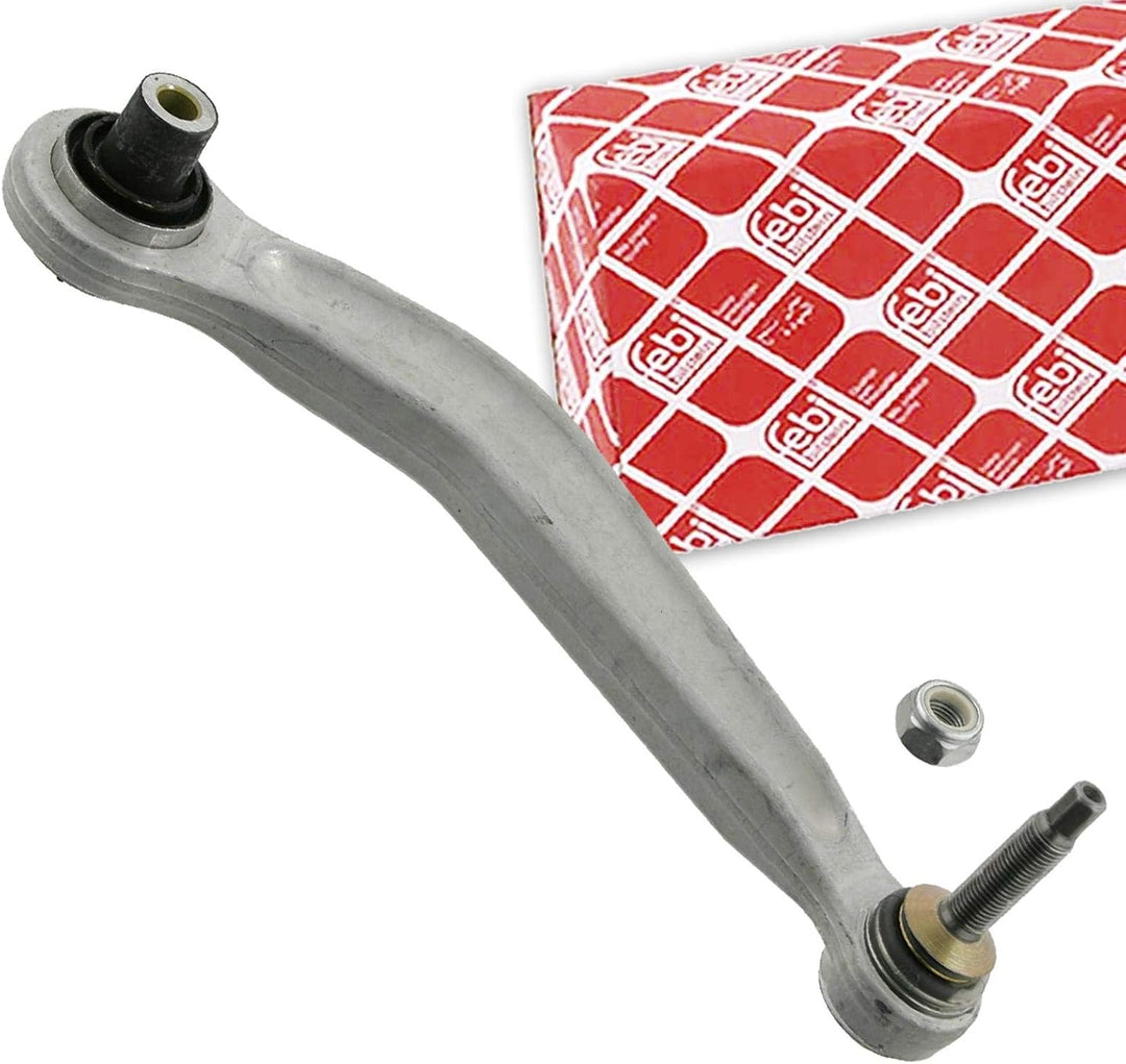 febi bilstein 12582 Querlenker mit Lager, Gelenk und Sicherungsmutter , 1 Stück Hinterachse oben, re