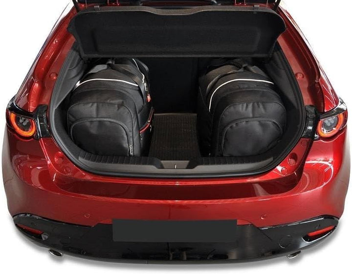 KJUST Dedizierte Reisetaschen 4 stk kompatibel mit MAZDA 3 HATCHBACK IV (BP) 2018+