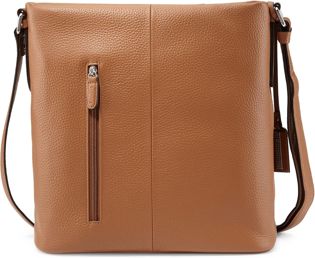 Picard Damen Schultertasche PURE aus Echtleder Gross, Mittel | mit Reissverschluss | Schultertasche