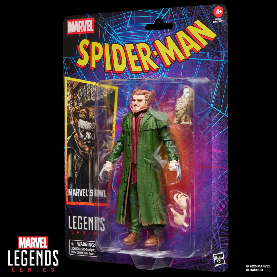 Marvel Legends Series Marvel’s Owl, Retro Spider-Man Comics Action-Figur zum Sammeln, Skala 15 cm Ma