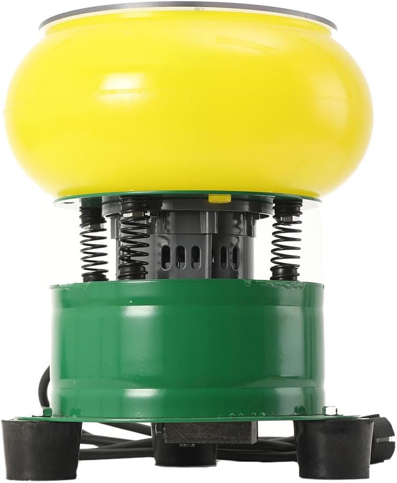 100W Schmuck Poliermaschine Vibrierende Poliertrommel Vibrationsbecher 8 Zoll, Steinpoliermaschine P