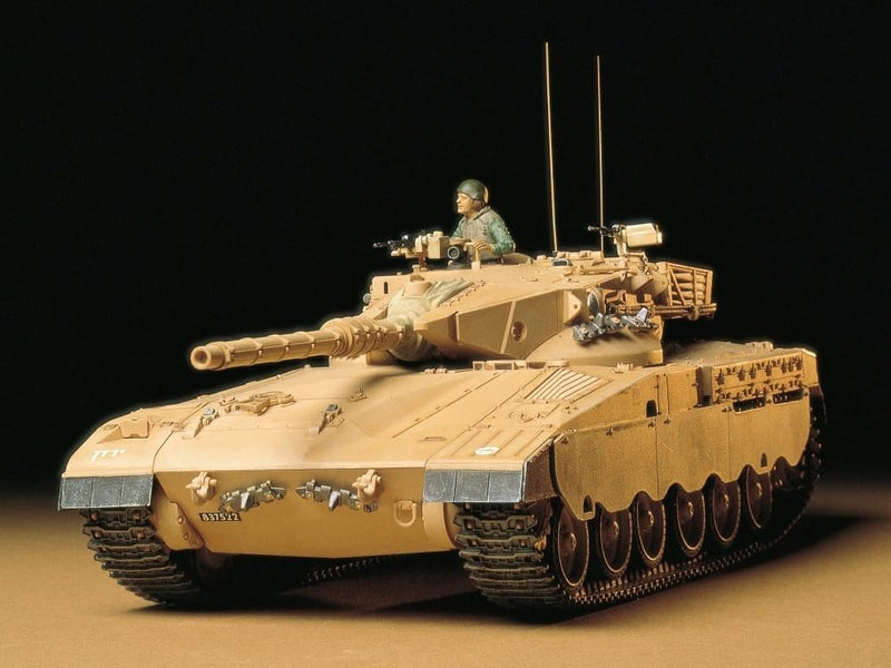 TAMIYA TAM35127 300035127 - 1:35 Israelische Kampfpanzer Merkava -1, Beige